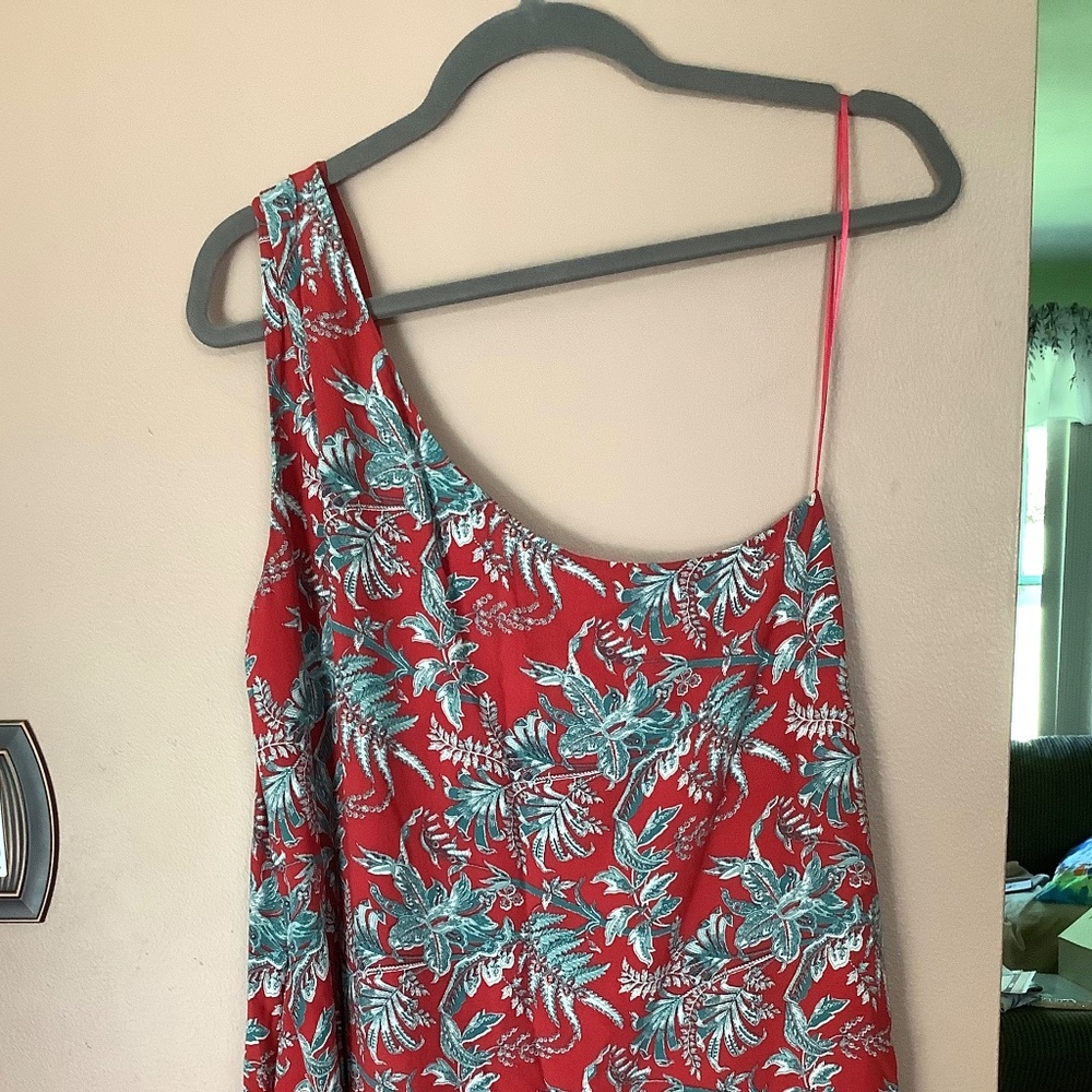 Loft one shoulder dress